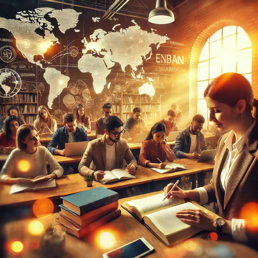 Clase de idiomas en comunidad